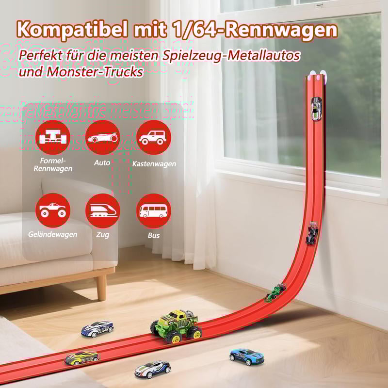 🔥Letzter Tag Verkauf 49% Rabatt🎁 Weihnachten 2025 Überraschungsgeschenk: DIY flexibles Rennbahn-Spielzeug 🚗