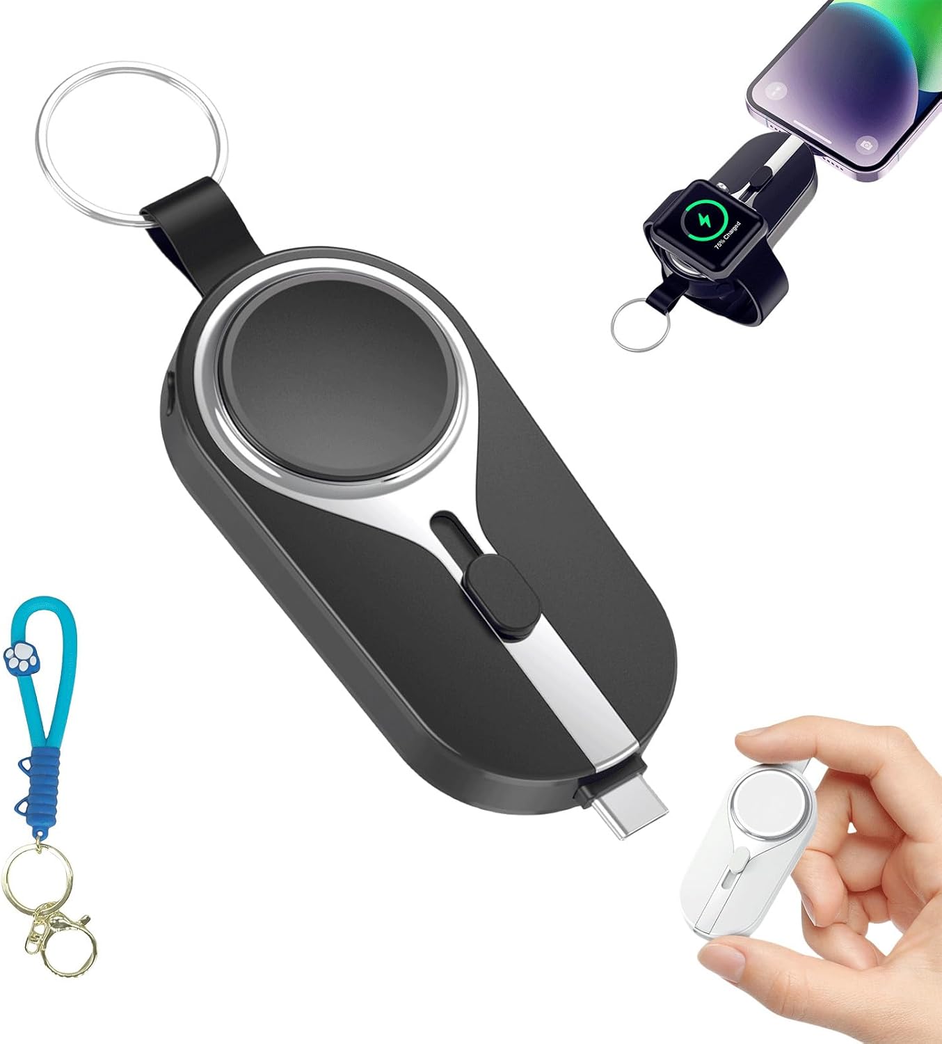 2-In-1 Portable Rechargeable Keychain