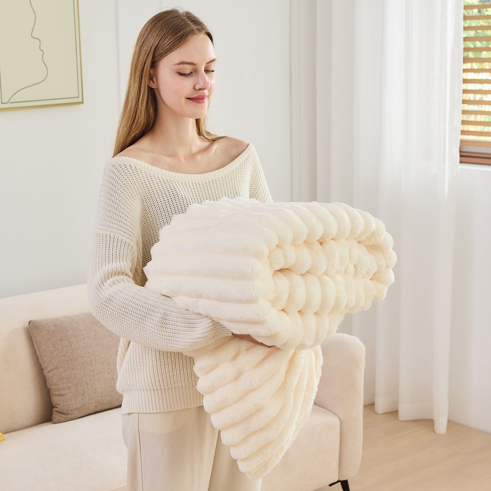 🎅Christmas Promotion 48% OFF-🎁- Popular thickened plush nap blanket