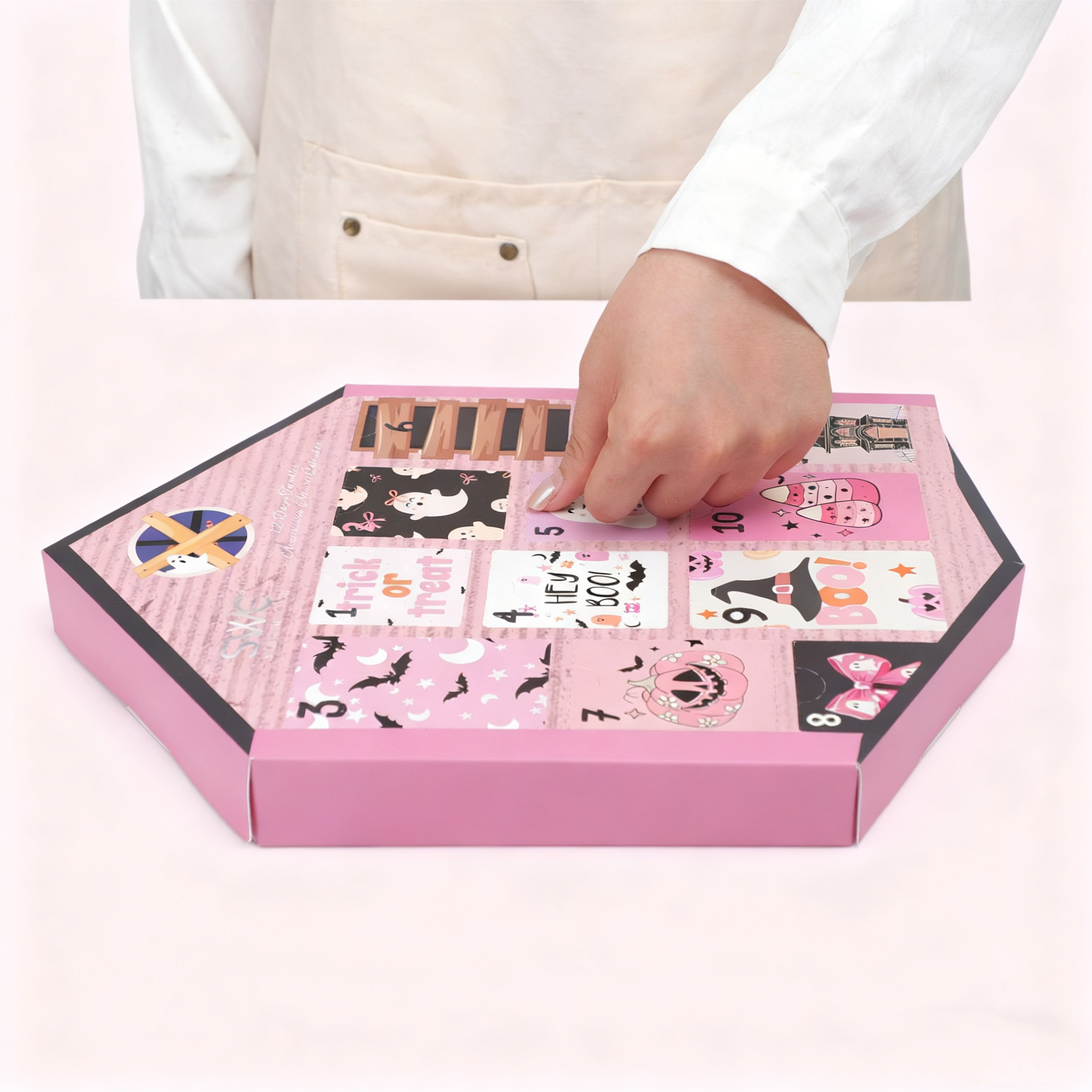 🎀Halloween Pink 12pc Water Bottle Accessory Advent Calendar