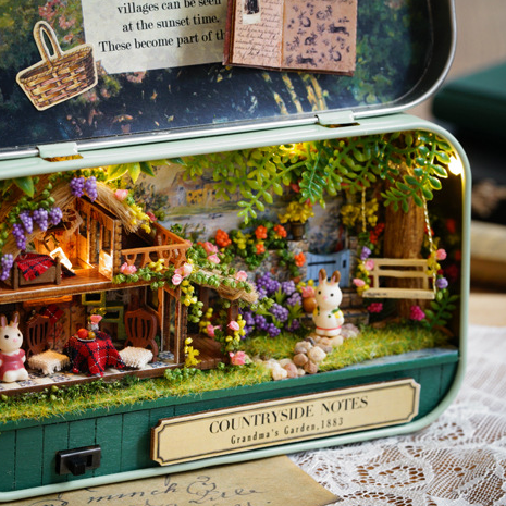 💥LAST DAY SALE 50% OFF💥Miniature Theater Box DIY Wooden Dollhouse Kit⚡BUY 2 FREE SHIPPING