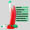 AIMITEX Gingerbread Man Dildo Suction Cup Manual Masturbator