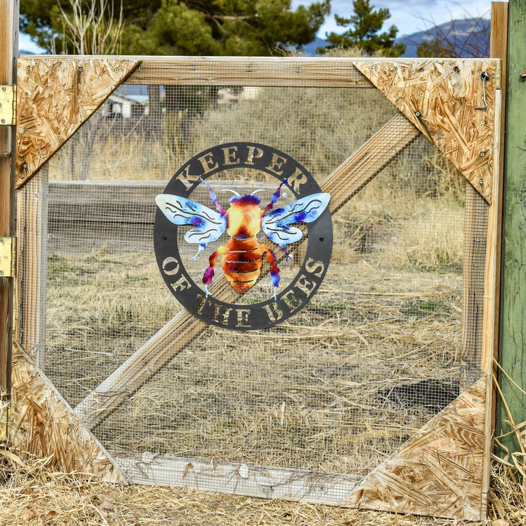 🐝Handmade Keeper of the Bees Metal Art