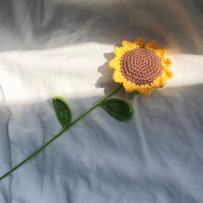 🔥Last Day Promotion - 70% OFF🎁Yarn Knitting Handmade Sunflower