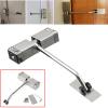Household silent no-punch automatic door closer