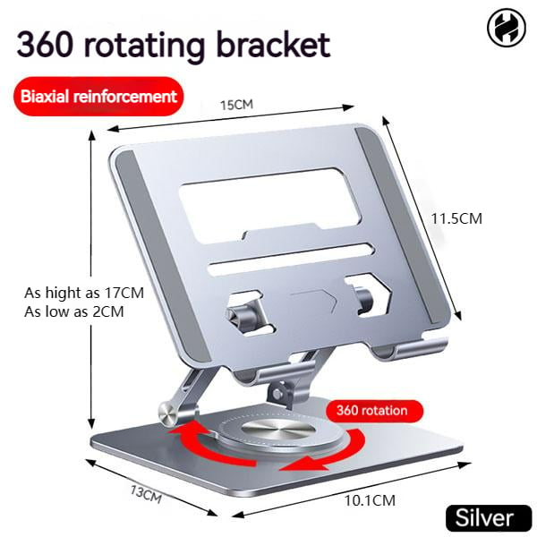 360° Rotating Laptop Stand Aluminum Alloy Bracket