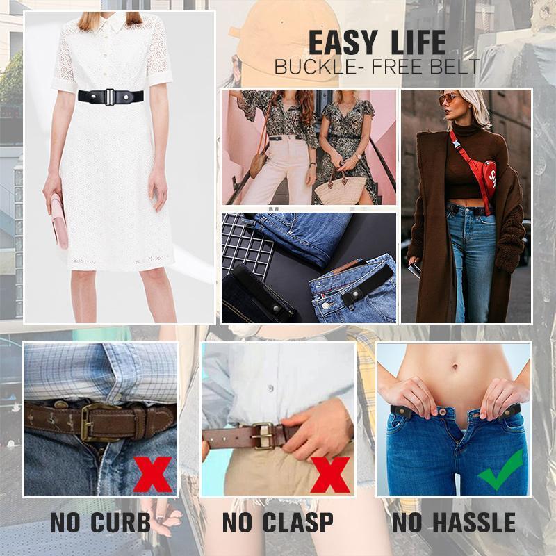 (🔥Last Day Promotion- SAVE 48% OFF)Buckle-free Invisible Elastic Waist Belts-Buy 3 Get Extra 20% OFF