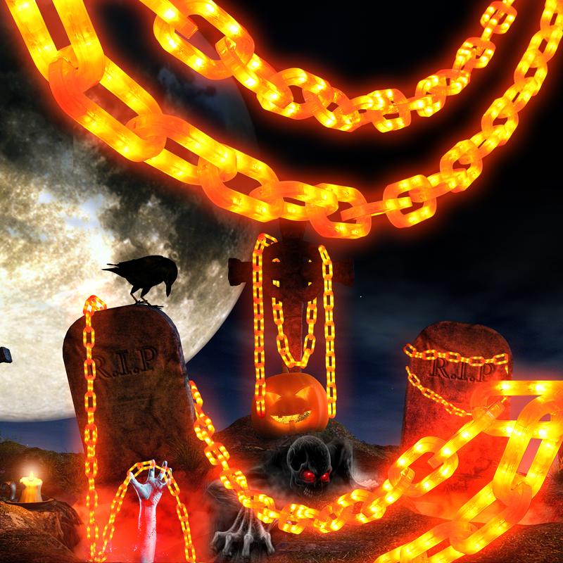 🎁TikTok Last Day Sale - 70% OFF🔥Halloween Decoration Battery Light String