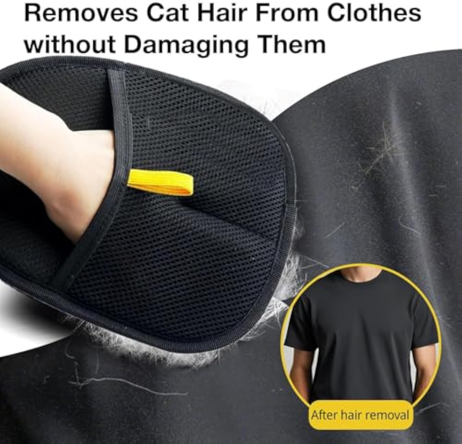 Two-way sticky brush Cat and dog hair cleaning gloves
