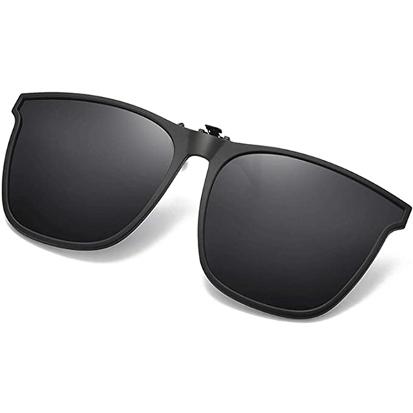 (Mother's Day Sale- 50% OFF) New Polarized Clip-on Flip Up Metal Clip Sunglasses for Prescription Glasses