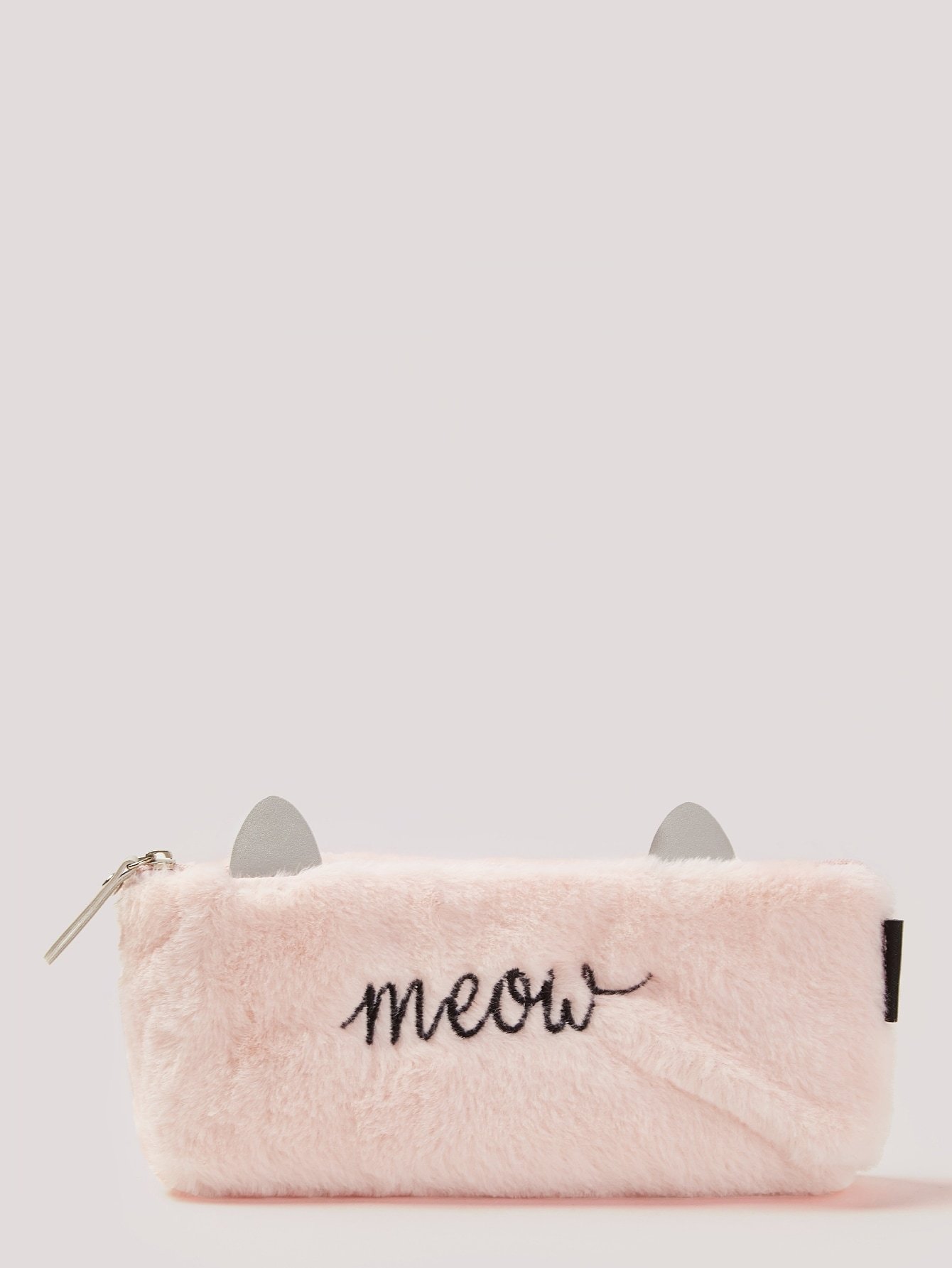 Random Embroidery Plush Pencil Case 1pc