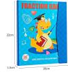 Montessori Magnetic Book Fraction Puzzle For Children