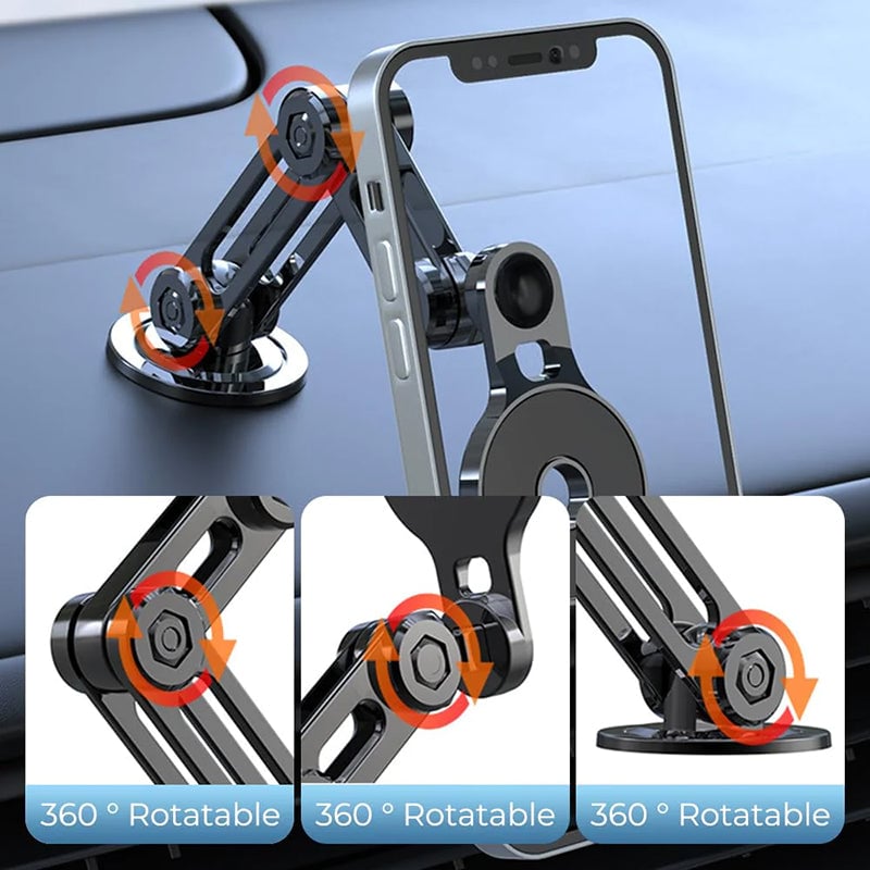 🔥 HOT SALE - 50% OFF 🎁Universal 360° PRO, Robotic Arm Magnetic Car Phone Holder