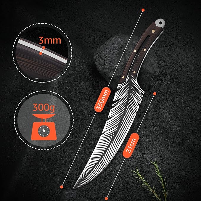 🔔Feather Boning Knife Forged Knife