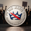 👑💥No kings No tyrants No thrones Coin – The Spirit of 1776 Lives On