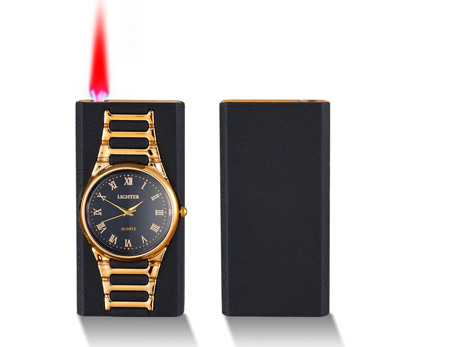 Creative Metal Quartz Lighter Watch | Men's Gift