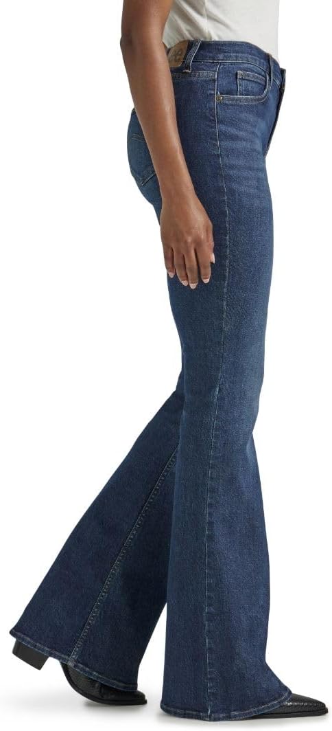 Lee Women's Legendary Mid Rise Flare Jean