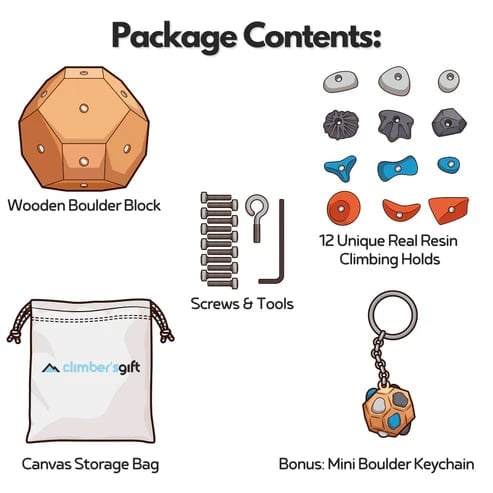 🎁TikTok Last Day Sale - 70% OFF🧗‍♀️ Boulder Block – Portable Finger Boulder Climbing Game