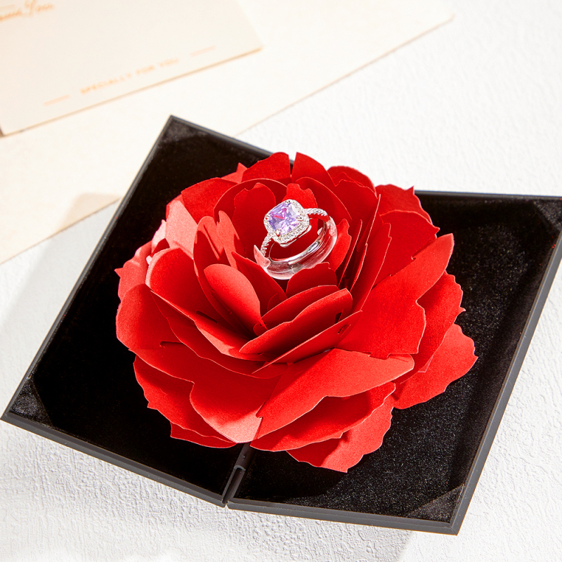 💖Valentine's Day Sale - 50%🎁3D Love Box Rose Flower