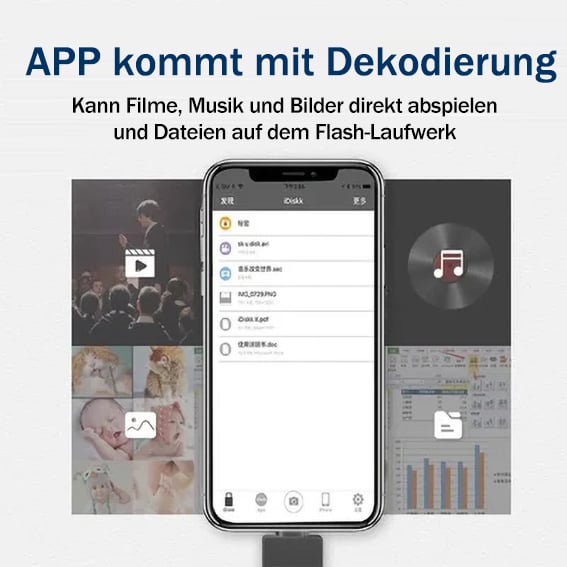 🔥Heißer Verkauf-49% Rabatt - [Multifunktional] Vier-in-Eins-Flash-Laufwerk für Mobiltelefone mit großer Kapazität