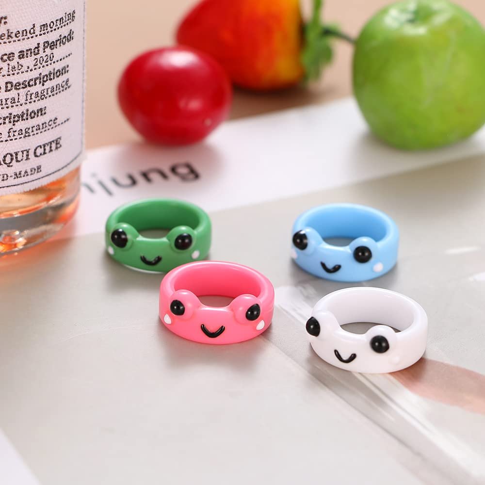 (🔥Summer Hot Sale- 50% OFF) Cute Smile Frog Rings