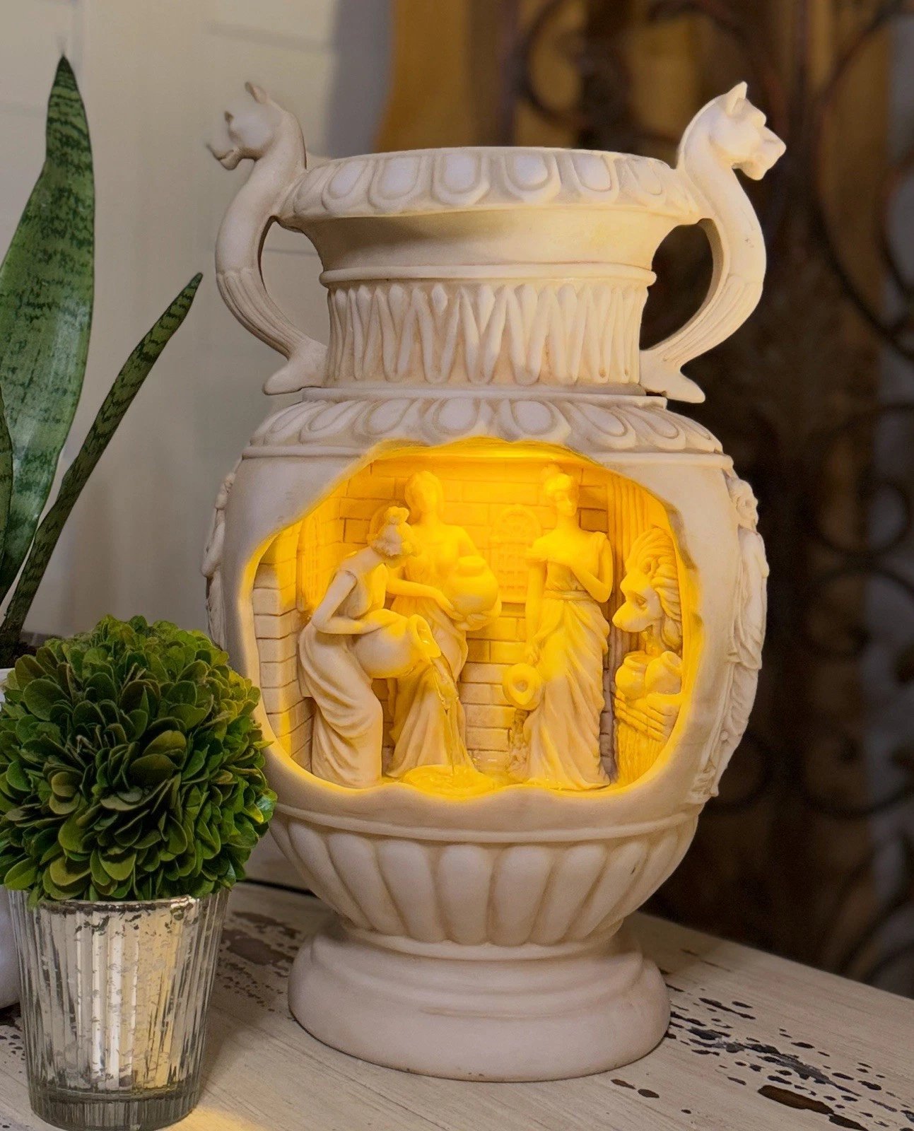 🔥Last Day 49% OFF - Indoor Neoclassical Vase Fountain Home Decor - Aegean Accents New(✨Same as in the video)