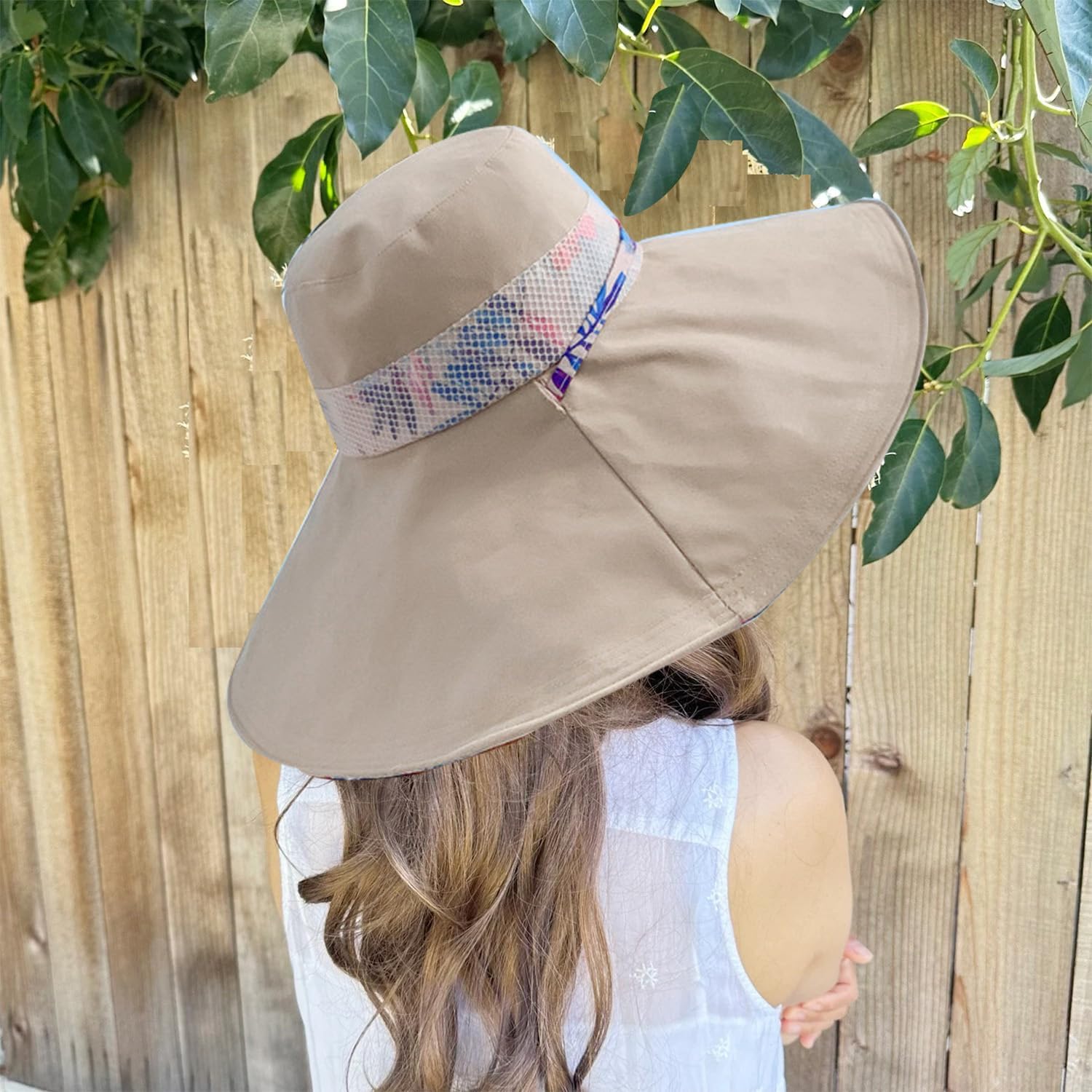 Packable Large Brim Sun Hat for Women - 6.7