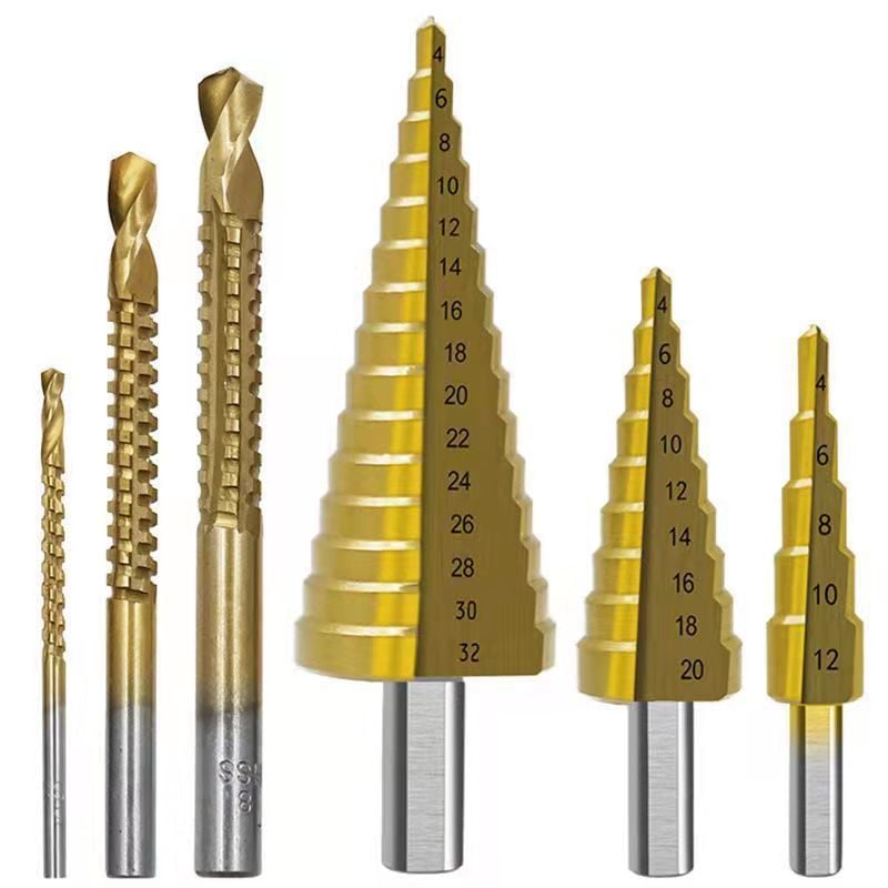 ⏰Last Day 50% OFF💥 - 6 PCS HSS Titanium Coated Drill Bit Set