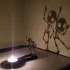 Funny Shadow Stand - Halloween Metal Candle Holder