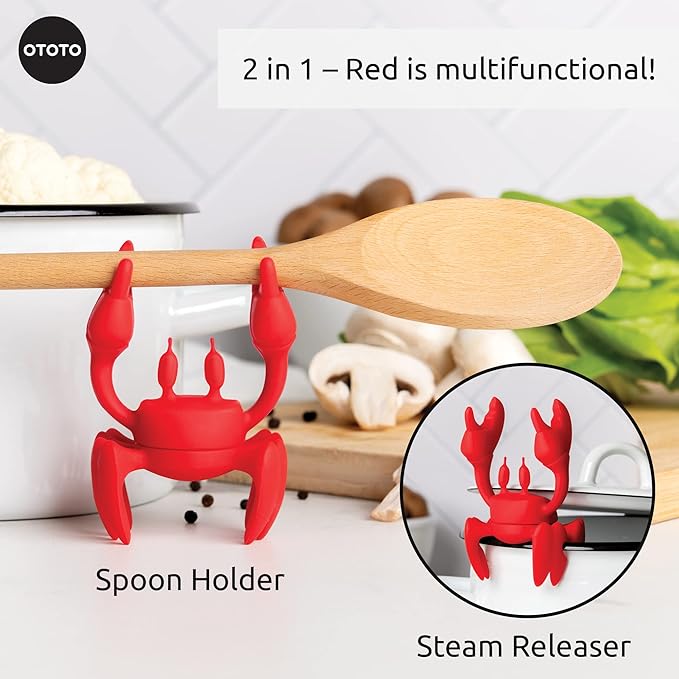 🎄TikTok Christmas Sale - 70% OFF✨Red the Crab Silicone Utensil Rest