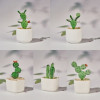 🌵Fused Glass Cactus Plants: 🔥Handmade Stained Glass Plant Decorations