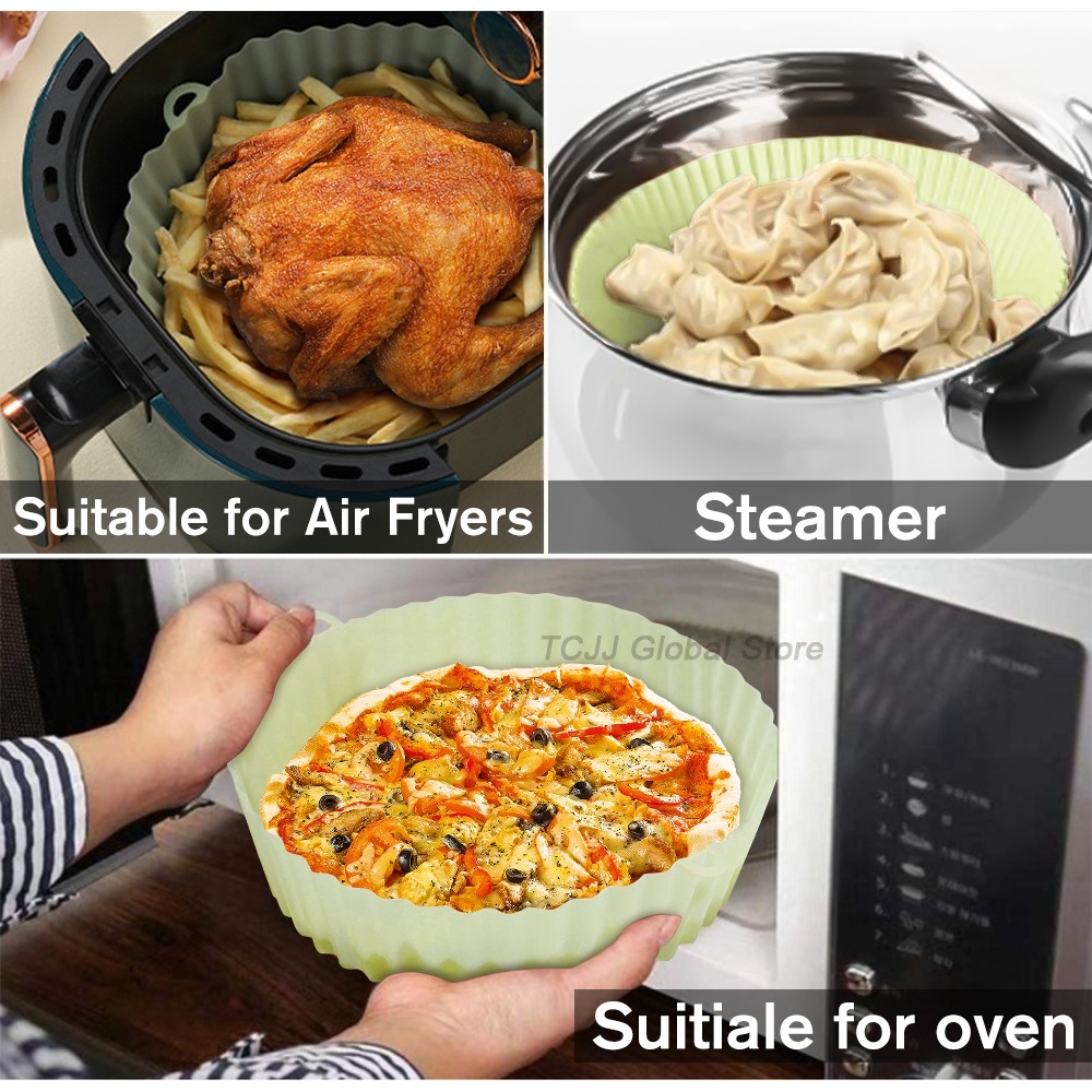 (🔥Last Day Promotion- 48% OFF) Air Fryer Silicone Baking Tray- Buy 2 Get Extra 10% OFF
