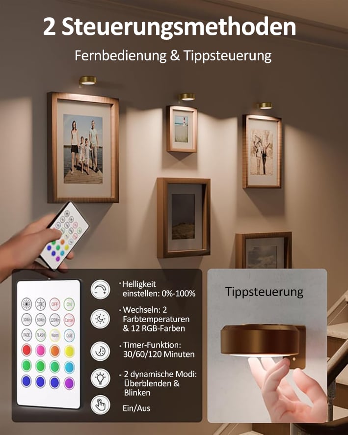 🔥Letzter Tag 49% RABATT🖼️💡Magnetisches Mallicht mit 13 Beleuchtungsmodi
