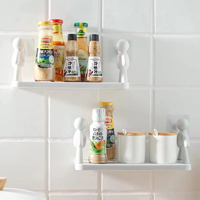 Multifunctional storage rack for kitchen and bathroom