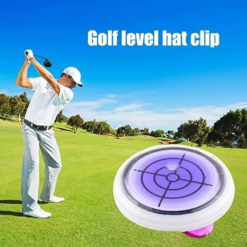 🎁TikTok Last Day Sale - 70% OFF🎉(Golf trainer)Golf Ball Marker Round Cap Clip Mark with Level Function
