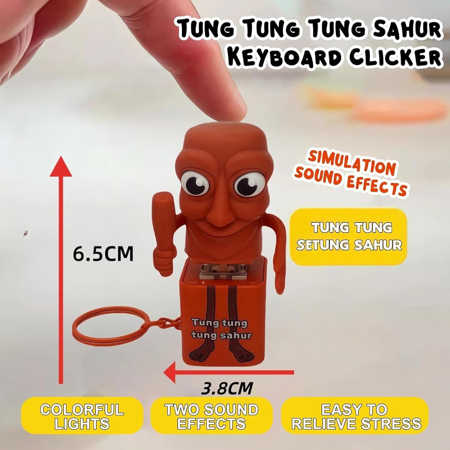 🎉Letzter Tag 49% Rabatt🔥Tung Tung Tung Sahur Keyboard Clicker