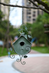 ❤️Handmade Metal Birdhouse Garden Stakes