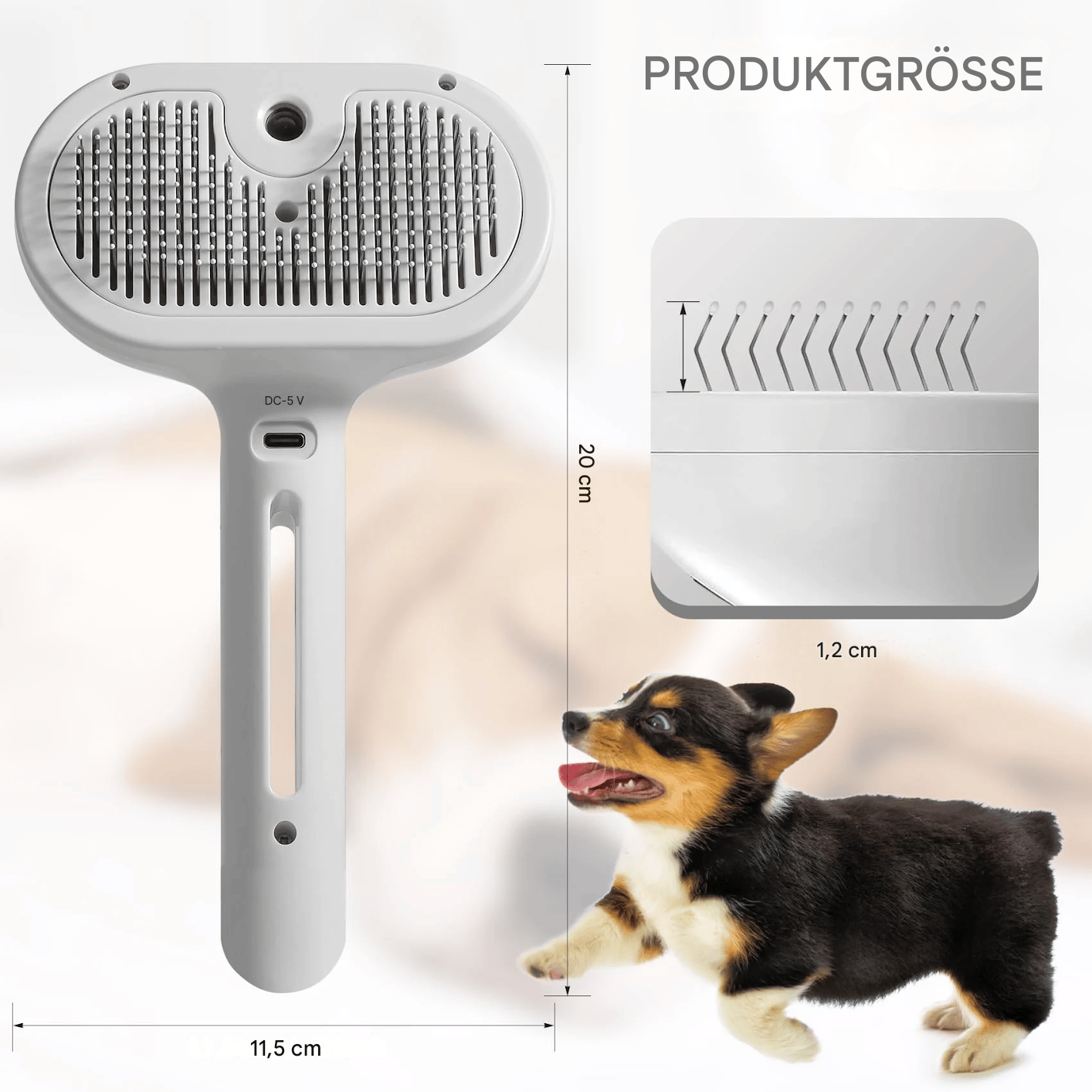 🔥Letzter Tag 50% RABATT -Selbstreinigende Katzen-Spraybürste zum Haaren