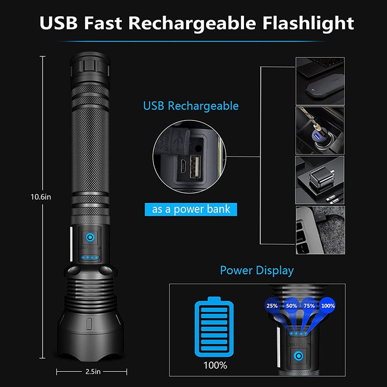 ✨Last Day Promotion - 70% OFF🎁🎄High Brightnees Tactical Flashlight🔥Buy 2 Free Shipping