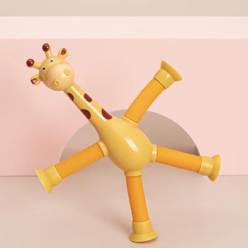 Last Day Promotion 48% OFF - Telescopic suction cup giraffe toy(BUY 3 GET 1 FREE NOW)
