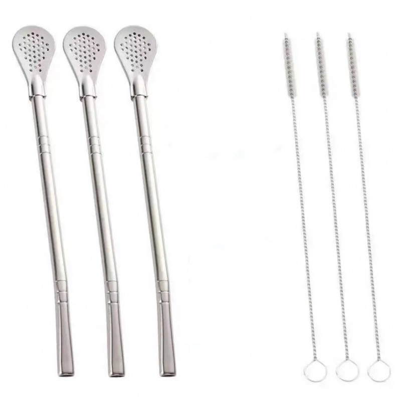 🔥Last Day Promotion 50% OFF🔥Removable Filtered Spoons Drinking Straw