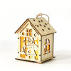 Christmas Decoration Hanging Glowing Mini Cabin Night Light