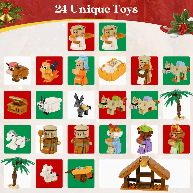 🎁TikTok Last Day Sale - 70% OFF🔥 Nativity Advent Calendar 2025 - 24 Days