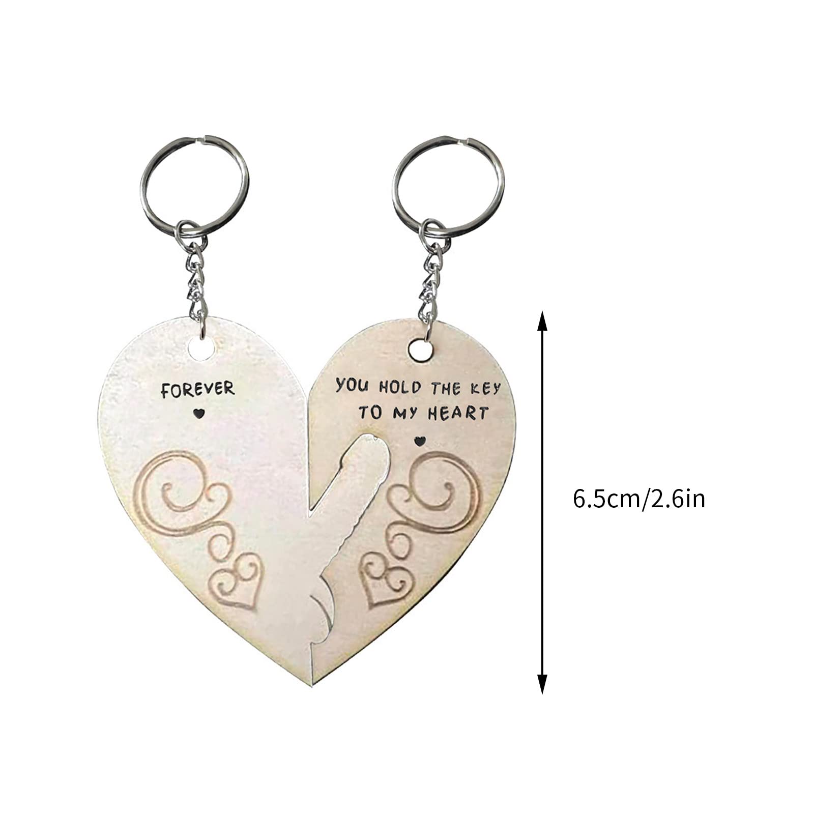 🔥Last Day 70% OFF🔥You Hold The Key to My Heart & Forever Couple Keychain