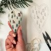 ❤️DIYHeart Shaped Christmas Ornament Embroidery Kit🎅