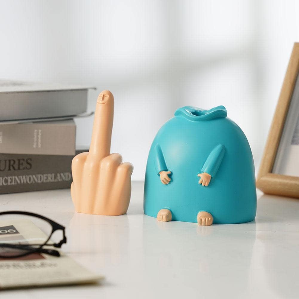 (🎄Early Christmas Sale - 49% OFF) 🤣Funny & Personality Resin Middle Finger Ornaments