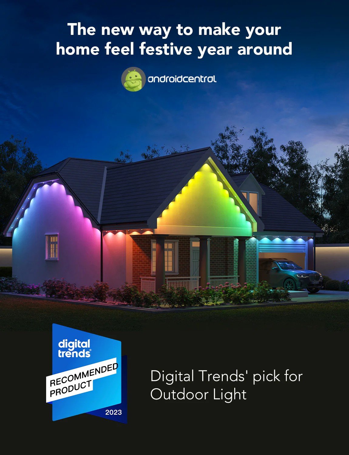 🎅 Early Christmas Sale 49% OFF - Smart Rainbow LED Permanent Outdoor Light🎁