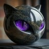 🎁TikTok Last Day Sale - 70% OFF🐱Luxury Black Cat Sculpture - Hand-Carved Glossy Non-Electric Decor