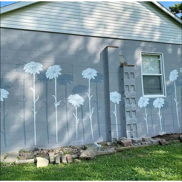 🔥Last Day 50% OFF🏡Garden Fence Large Flower Stencils🌻DIY Decoration