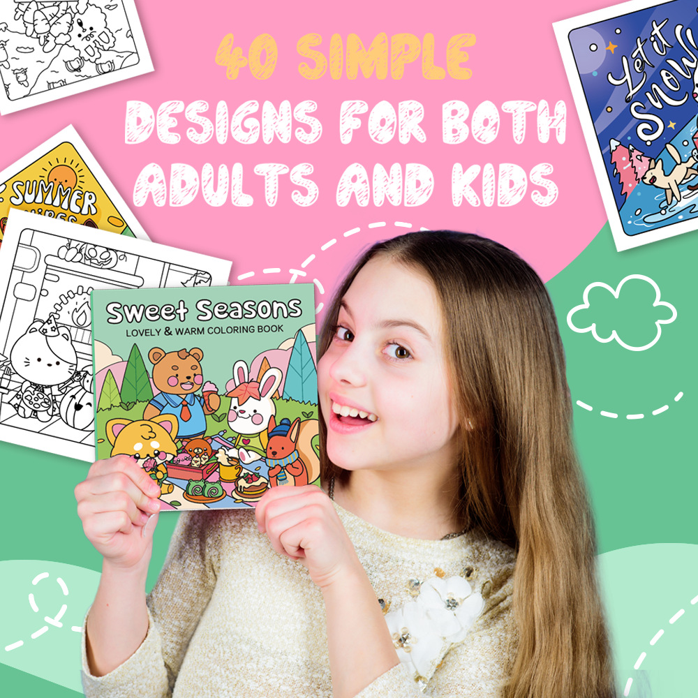 🎁Children's Day Sale 50% OFF💕 🎨Hand-Drawn Coloring Book 🎨